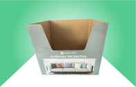 سطل های زباله مقوایی با اندازه کامل پالت برای خرده فروشی Sams Culb Big Cushion Bin