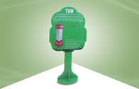 Tree Shape Green Mini Cardboard Standees for Sticker Advertising Displays