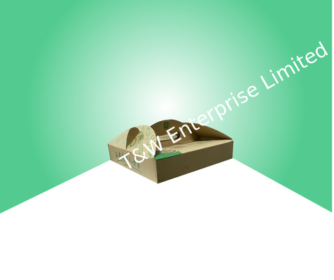 خرید جعبه های بسته بندی کاغذ پیتزا سفارشی مواد درجه مواد غذایی با دسته online manufacture