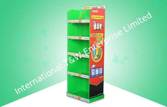 خرید پایه های نمایشگر مقوایی سفارشی چاپ افست CMKY برای محصولات ظروف غذاخوری online manufacture