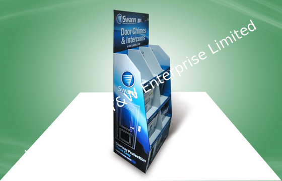 خرید صفحه نمایش سه جعبه پلاستیکی پلاستیکی، قفسه های راه راه برای Doorbell online manufacture