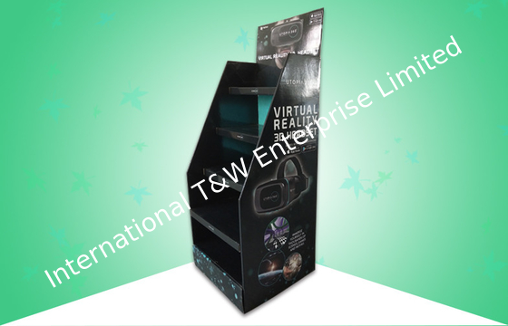 خرید Water - Fall Shape کارت POS نمایش چشمی طراحی برای فروش هدست VR online manufacture