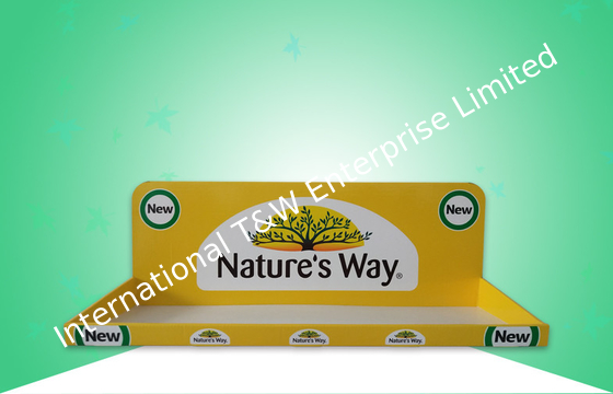 خرید جعبه براق زرد / نمایش PDQ ارتقاء محصولات پزشکی و بهداشتی با طراحی سبک وزن online manufacture