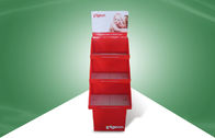 نمایشگر کارتن پرده ای با نام سه جعبه ای با طراحی پشته برای فروش محصولات بچه