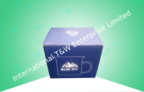خرید جعبه های بسته بندی کاغذ لیوان چاپ راه راه با سطح ورقه ورقه مت online manufacture