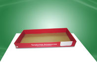 Glossy Cardboard  PDQ Trays Countertop Cardboard Display Box With Special Frosted Finish