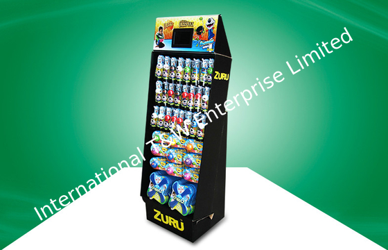 خرید قفسه های نمایشگر مقوایی اسباب بازی بچه گانه پایه نمایشگر کف پوز با ال سی دی online manufacture