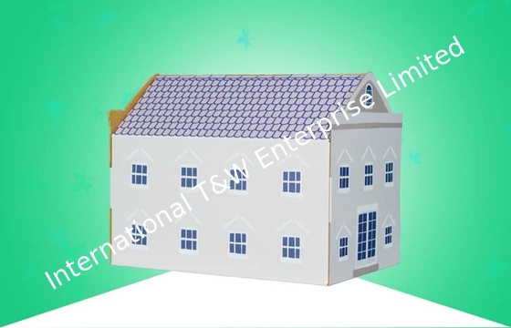خرید چاپ 4C 350gsm CCNB B Flute Carrugated House online manufacture