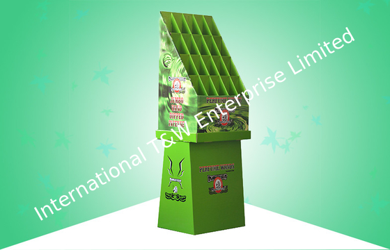خرید 20 - صفحه نمایش کف ایستاده آزاد مقوایی سلولی با پوشش براق 100٪ مواد بازیافتی online manufacture