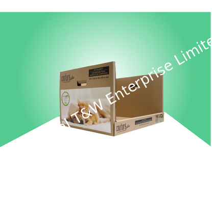 خرید سینی مقوایی صفحه نمایش PDQ دوجداره سنگین Costco برای پتوی پت خانگی online manufacture