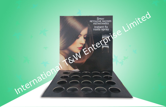 قیمت خوب Glossy CMKY Printing Cardboard Countertop Displays For Displaying Haircare Products آنلاین