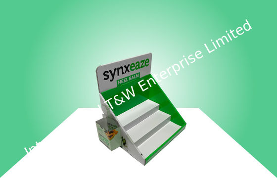 قیمت خوب صفحه نمایش کانتر مقوایی زیست تخریب پذیر سه طبقه با پوشش براق برای تقویت مومیایی پاشنه پا آنلاین