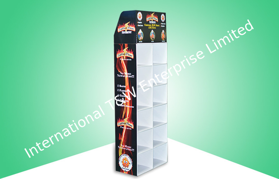 قیمت خوب 12 Cell Corrugated Cardboard Display Stands For Firestarter , Cardboard Floor Displays آنلاین