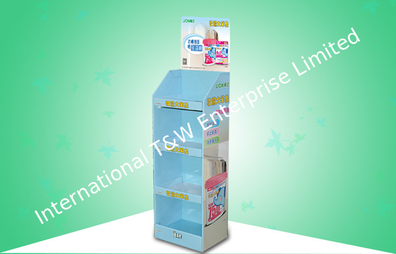 قیمت خوب 100% Eco Friendly Corrugate Cardboard Display Stands Promoting Insect Resistant Hygroscopic Package آنلاین