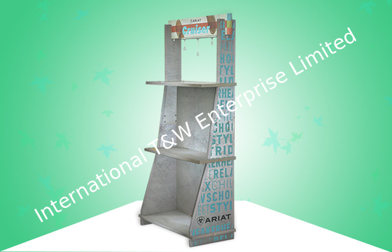 قیمت خوب Heavy-duty Falconboard/ Honeycomb Board Free Standing Display Units For Selling Sports Shoes آنلاین