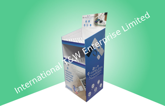 قیمت خوب نمایشگاه کارتونی وال مارت استند نمایشگاه پالت سه ماهه برای فروش شارژر بی سیم آنلاین