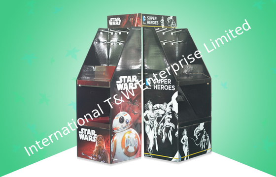 قیمت خوب Heavy Duty Black Cardboard Display Stands For Mix - Presenting Frame / Mat / Poster , Offset Printing آنلاین