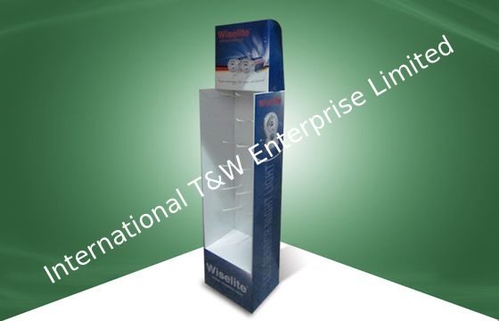 قیمت خوب Floor Stand Show Pos Cardboard Displays For Led Light , Sgs / Iso / Rohs آنلاین