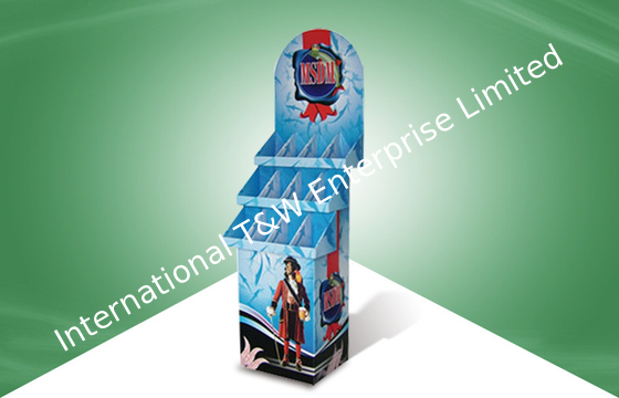 قیمت خوب Promotional Shop Product floor standing display units , Cardboard Wine Display Units آنلاین