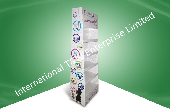 قیمت خوب Five Shelf Cardboard Display Stands Cardboard Floor Display for Electronic Products آنلاین