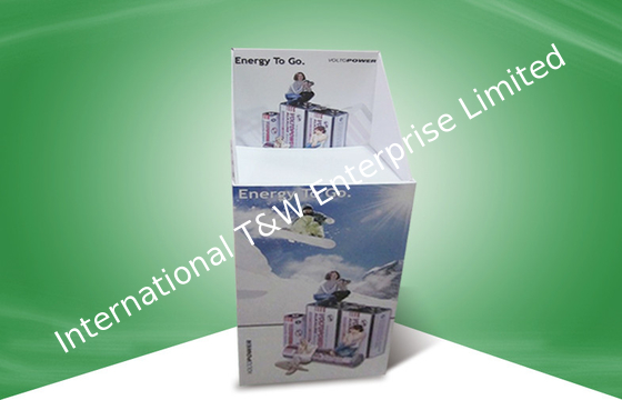 قیمت خوب Free Standing Units Cardboard Dump Bins For Retail Electronic Products آنلاین