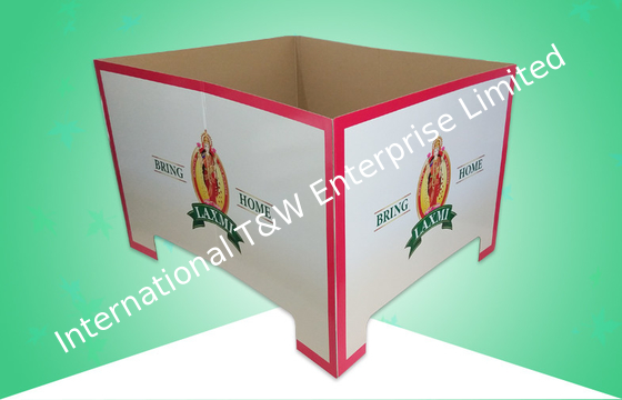 قیمت خوب Wal-Mart پالت دامن صفحه نمایش کامل، پالت خرده فروشی نمایش برای غذا / اسنک آنلاین