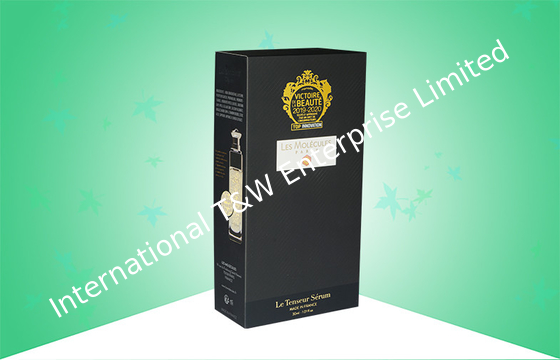 بسته بندی جعبه کاغذی کادویی لوازم آرایشی و بهداشتی سفت و سخت Velvet Sense با نقش برجسته طلایی / نقره ای مهر داغ