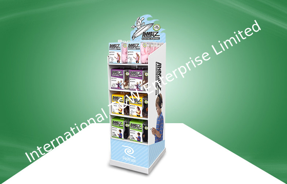 قیمت خوب Beautiful Four-shelf POS Cardboard Displays Glossy Lamination for Electronic Products آنلاین