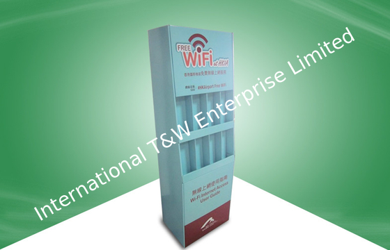 قیمت خوب Eight Cell Recyclable Stand Up Cardboard Display , Electronic Corrugated Floor Displays آنلاین