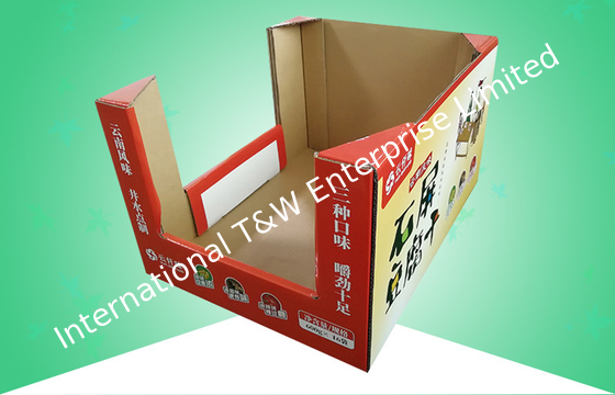 سینی مقوا قوی صفحه نمایش EB Flute Stacked Up Display PDQ