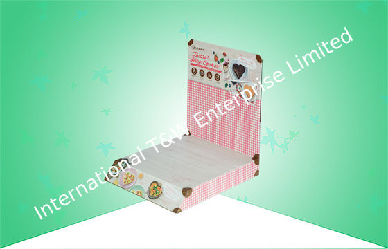 قیمت خوب CMYK 350gsm مقوایی صفحه نمایش شمارنده بالا لمینیت PP آنلاین