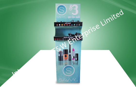قیمت خوب Two Tier Double Face Show Food Display Stands 4 Colors Offset Printing آنلاین