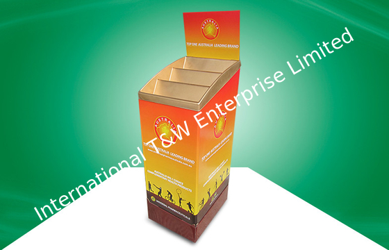 قیمت خوب Strong Custom 3 Tier POP Cardboard Dump Bins  UV Coating With 4color CMKY Offset Printing آنلاین