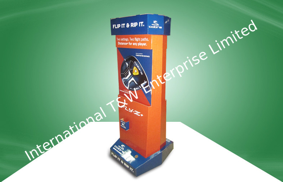 قیمت خوب Lanimation Golf Pole Corrugated Cardboard Display Stands With Eye - catching Design آنلاین