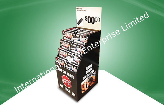 قیمت خوب Seat Gap Filler Black Corrugated Cardboard Bins 4 Colors Offset Printing For Retail Store آنلاین