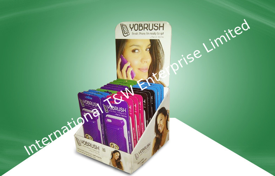 قیمت خوب Custom Mobile Case Cardboard Countertop Display With 4 Colors Environmental Offset Printing آنلاین
