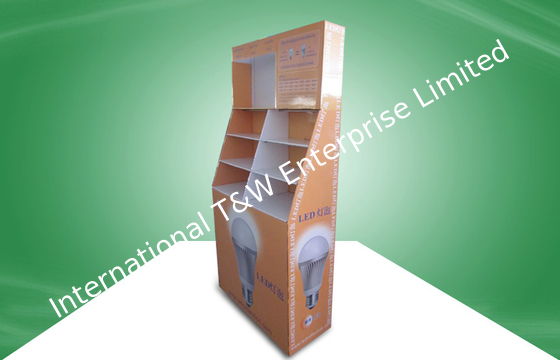 قیمت خوب Recycled Heavy - duty  POS Cardboard Displays  Display Stand For LED Products آنلاین