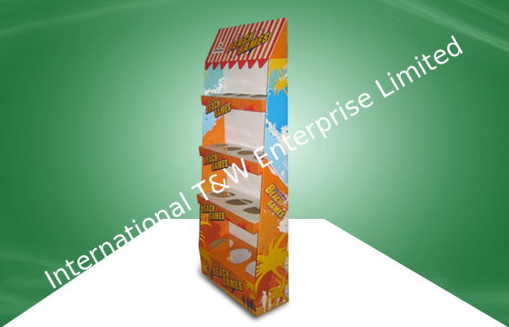 قیمت خوب Eye - catching durable Cardboard Display Stands For Sport Products , customized Size آنلاین