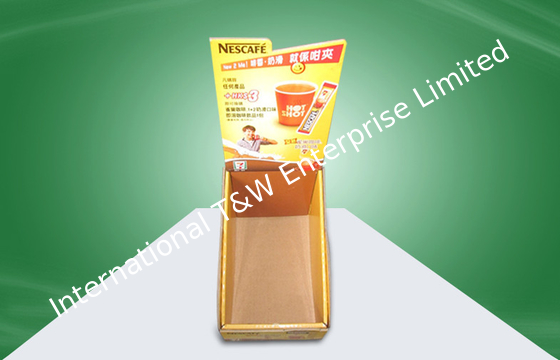 قیمت خوب Nestcafe  Promotional Cardboard Countertop Display 4 Colors Offset Printing آنلاین